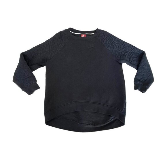 Nike Women's Sz M Black Sportswear Rally Crewneck Sweatshirt Style #841645-010 - Picture 9 of 10